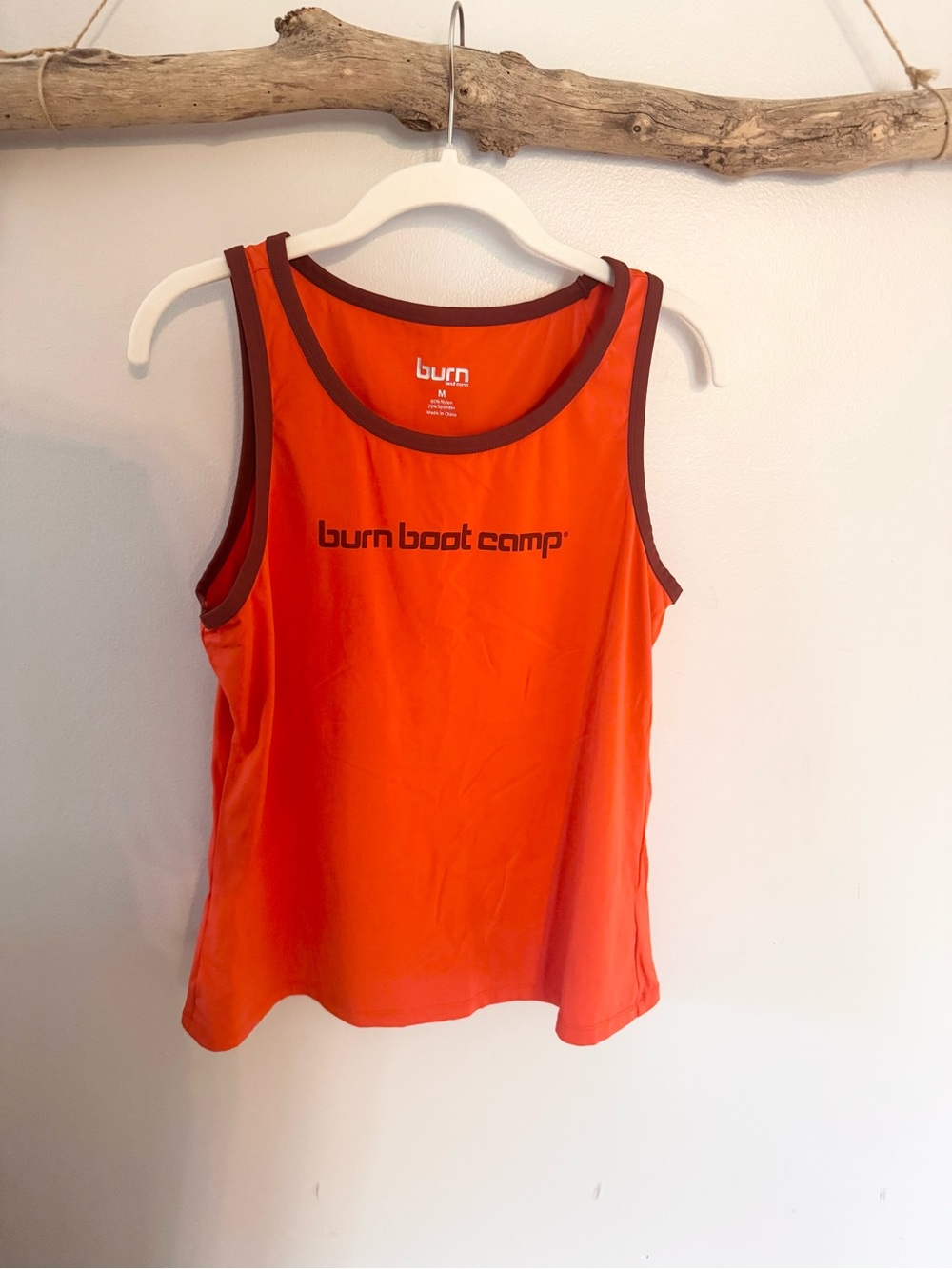 Burn Boot Camp Women's Orange Performance Tank